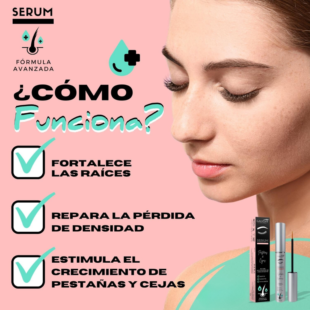 Serum crecimiento de pestañas y cejas