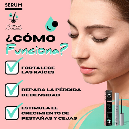 Serum crecimiento de pestañas y cejas